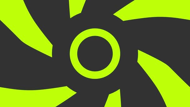 Серый Зеленый Фон Интро Финального Скринсейвера Отрисовка Анимации — стоковое видео