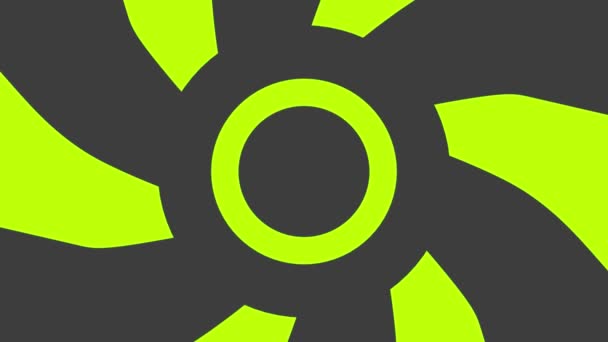 Серый Зеленый Фон Интро Финального Скринсейвера Отрисовка Анимации — стоковое видео