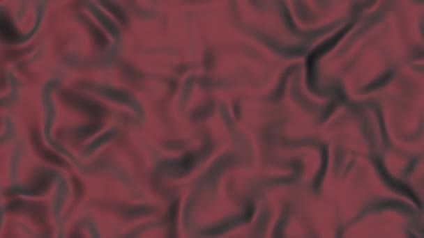 Ondes Gris Rouge Tissu Liquide Soie Économiseur Écran Abstrait Pour — Video