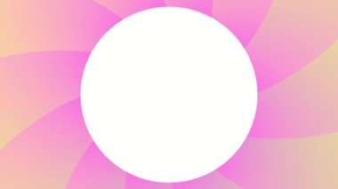 Pürüzsüz çizgilerden yapılmış mor sıvı dairesel arka plan. Dekorasyon. Canlandırma oluşturuluyor.