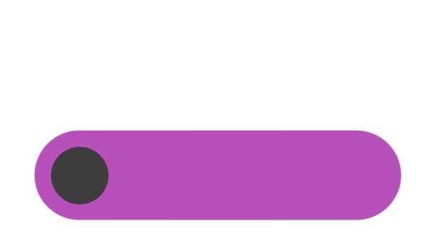 灰色紫丁香频道订阅图标 动画渲染 — 图库视频影像