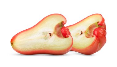 gül elması beyaz arkaplanda izole