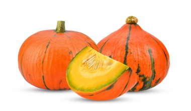 Beyaz arkaplanda kabak izole