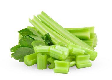 Kereviz beyaz arkaplanda izole edildi