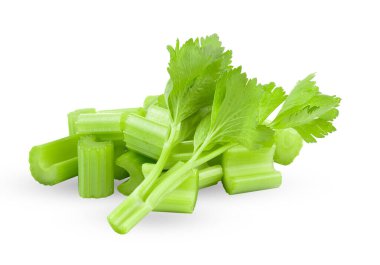 Kereviz beyaz arkaplanda izole edildi