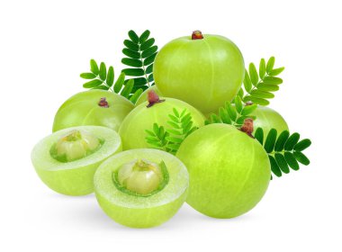 Indiangooseberry beyaz arka plan izole