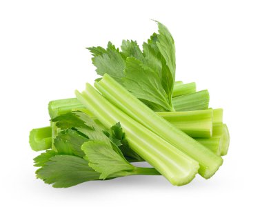 Kereviz beyaz arkaplanda izole edildi