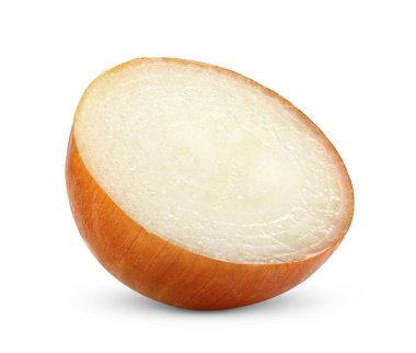 Beyaz arkaplanda soğan soğanları izole edildi