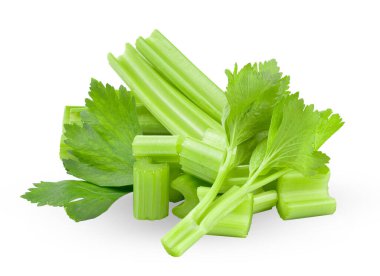 Kereviz beyaz arkaplanda izole edildi