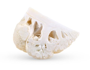 Karnabahar beyaz arkaplanda izole