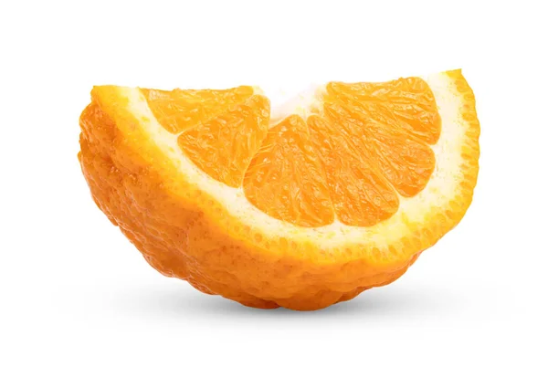 Mandarines Tranche Orange Isolée Sur Fond Blanc Image En Vente