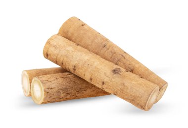 dulavratotu kökü veya beyaz arka plan üzerinde izole kobo