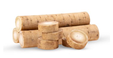 dulavratotu kökü veya beyaz arka plan üzerinde izole kobo