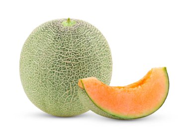 kavun beyaz arkaplanda izole