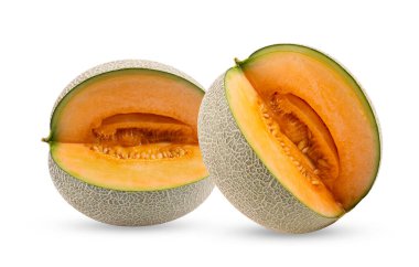 kavun beyaz arkaplanda izole