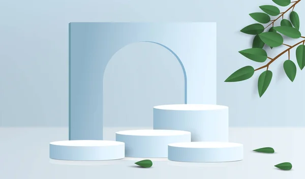 Ürün sunumlu modern 3d podyum.