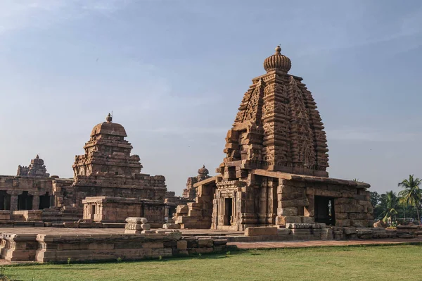Храмы Паттадакала Представляют Собой Комплекс Храмов Расположенных Индийском Штате Карнатака — стоковое фото
