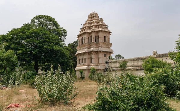 婆罗门寺 Brahadiswara 是印度泰米尔纳德邦Thanjavur市的一座印度教寺庙 献给湿婆 — 图库照片