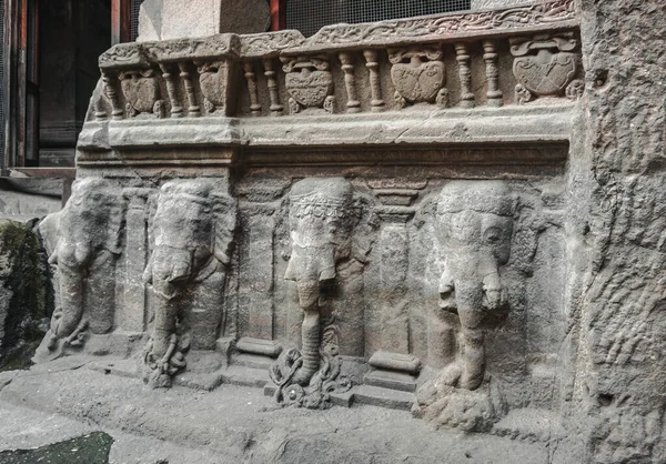 Ellora Een Complex Van Grot Tempels Van Drie Meest Populaire — Stockfoto