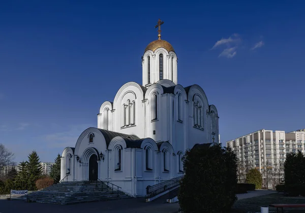 Εκκλησία Ευφροσύνης Στο Μινσκ Λευκορωσία — Φωτογραφία Αρχείου
