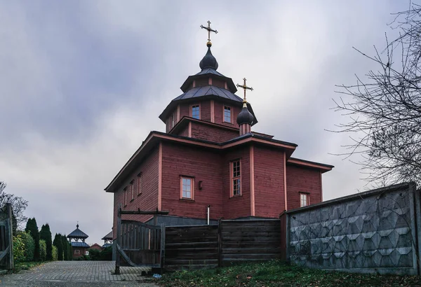 Église Saint Nicolas Merveilleux Paroisse Orthodoxe Saint Nicolas Minsk — Photo