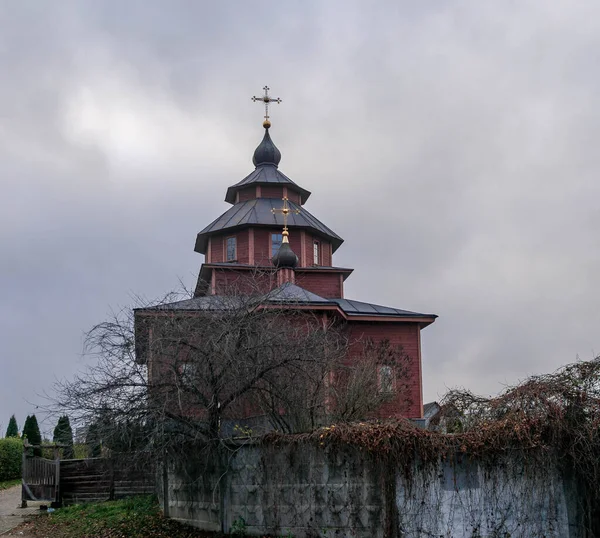 Szent Miklós Csodatevő Temploma Szent Miklós Ortodox Egyházközség Minszk — Stock Fotó