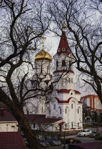 Εκκλησία Της Μεσολάβησης Της Αγιωτάτης Θεοτόκου Στο Μινσκ — Φωτογραφία Αρχείου