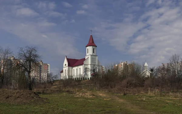 Église Sur Kamennaya Gorka Minsk Bélarus — Photo