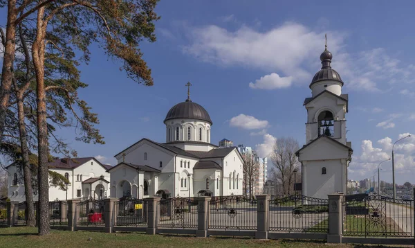 Church Exalation Lord Cross City Minsk — Stock fotografie