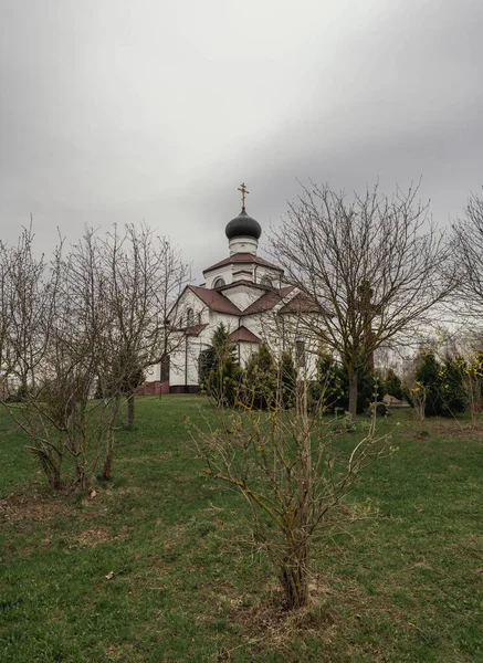 Église Nativité Sainte Mère Dieu Dans Village Tarasovo Belarus — Photo