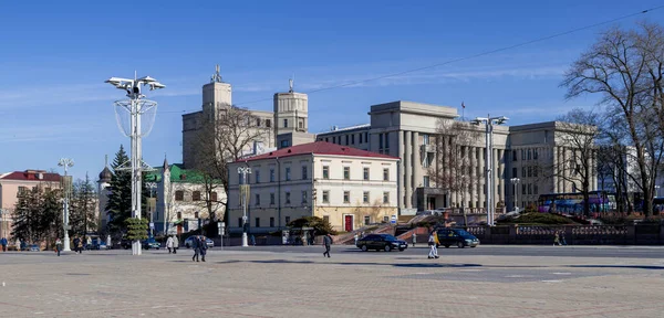 stock image Minsk is the capital and largest city of Belarus