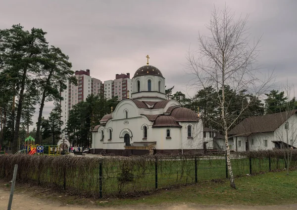 Kerk Van Heilige Martelaar Athanasius Van Brest Minsk — Stockfoto