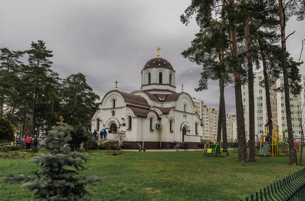 Kyrkan Den Heliga Martyren Athanasius Brest Minsk — Stockfoto