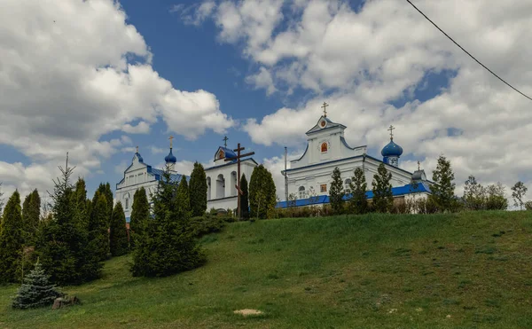 Εκκλησία Της Αγίας Άννας Στο Στόλμπτσι Λευκορωσία — Φωτογραφία Αρχείου