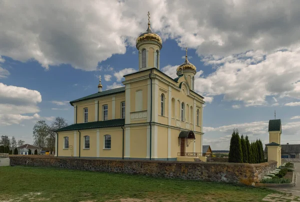 Kościół Jana Chrzciciela Wisznicach Belarus — Zdjęcie stockowe