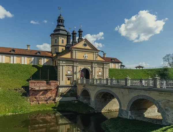 stock image Nesvizh Castle is a palace and castle complex located in the city of Nesvizh in the Minsk region of Belarus