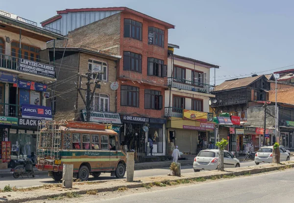 Largest City Summer Capital State Jammu Kashmir Northern India Srinagar — Stock Photo, Image