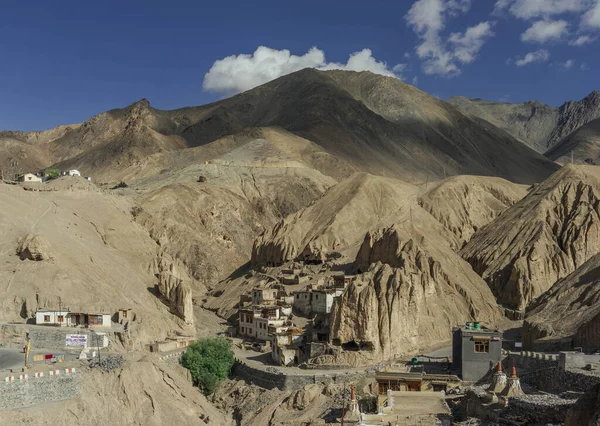 Lamayuru Uno Dei Primi Monasteri Del Ladakh Situato Nella Valle — Foto Stock