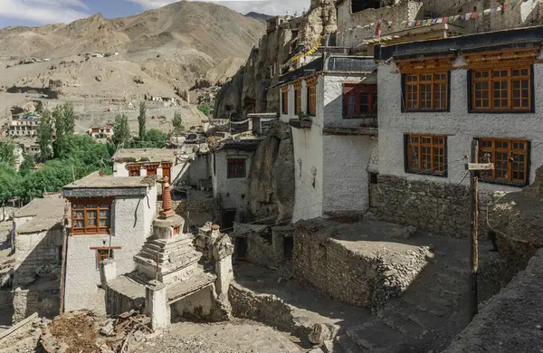stock image Lamayuru - one of the early monasteries of Ladakh, located in the valley of the upper Indus