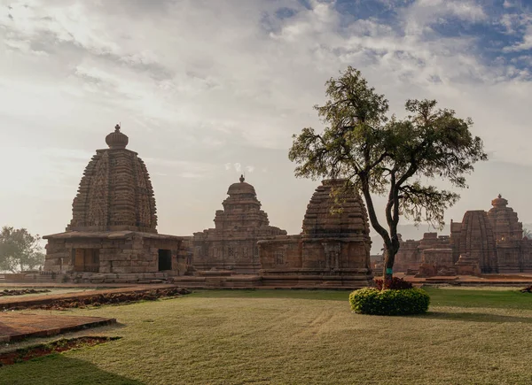 Паттадакал Северной Карнатаке Индия Древний Комплекс Индуистских Джайнских Храмов Vii — стоковое фото