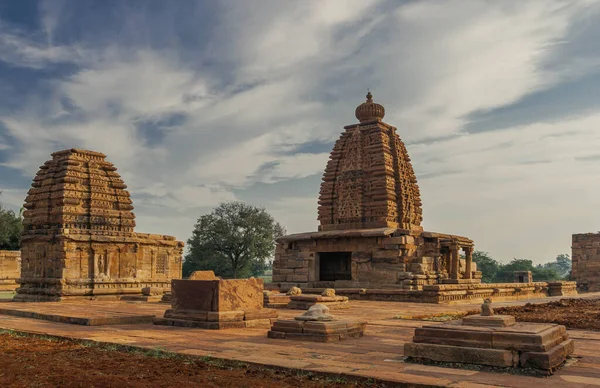 Паттадакал Северной Карнатаке Индия Древний Комплекс Индуистских Джайнских Храмов Vii — стоковое фото