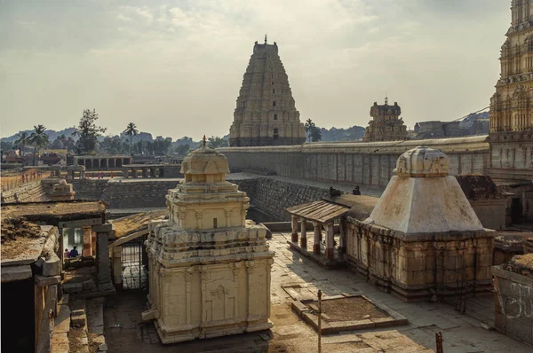 Antiguos Templos Ruinas Sobrevivientes Capital Del Gran Imperio Vijayanagara India —  Fotos de Stock