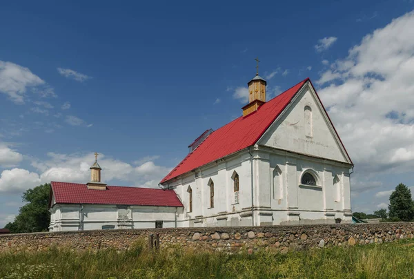 Eglise Eglise Assumption Dans Village Plebani Belarus — Photo