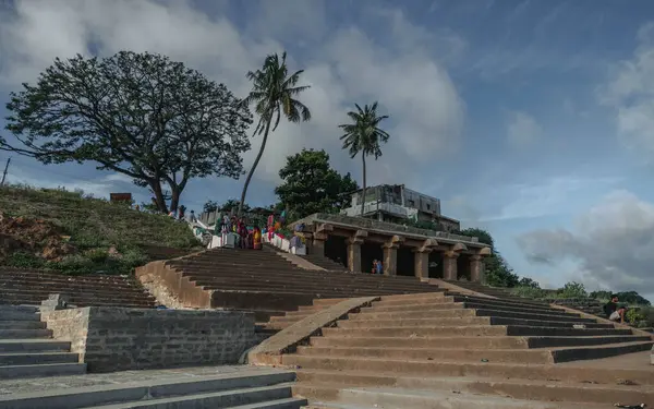 Руины Древнего Города Виджаянагара Хампи Индия — стоковое фото