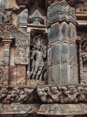 Hindistan, Karnataka 'daki Lakkundi' deki Kasivisvesvara Tapınağı..