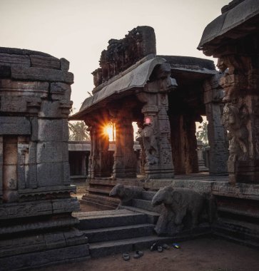 Shray Akutaraaya Suomi Temple. Hampi. Karnataka. India