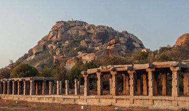 Courtesan Street or Sule Bazaar, Hampi. India