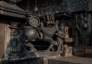 Chennakeshava Tapınağı (Belur 'da Keshava veya Vijayanarayana Tapınağı olarak da bilinir) 12. yüzyıl Hindu tapınağıdır. Karnataka, Hindistan.