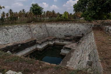 Halebidu 'da Jain hoysala kompleksi. Karnataka. Hindistan.