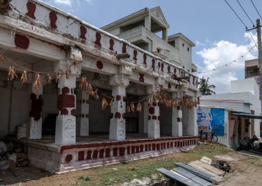 Melukote, Vaishnavas için önemli bir hac alanıdır. Karnataka. Hindistan..